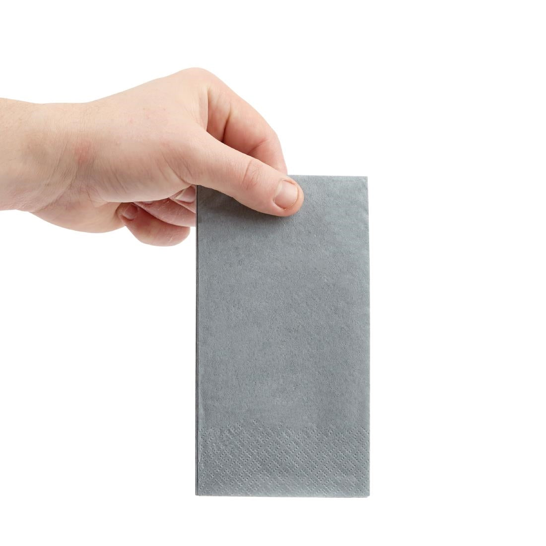 Fiesta Recyclable Lunch Napkin Grey 33x33cm 2ply 1/8 Fold (2000 Pack)