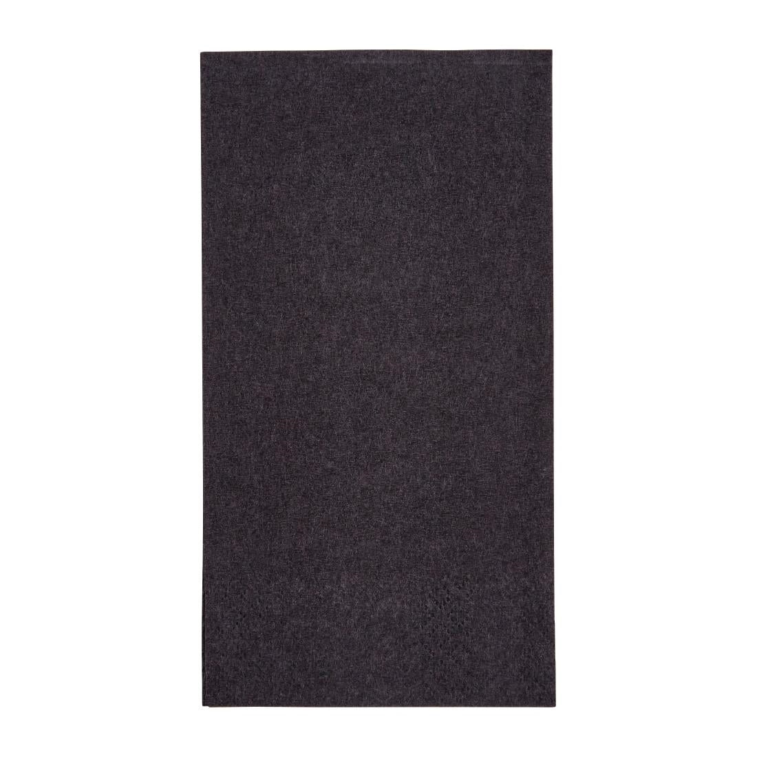 Fiesta Recyclable Lunch Napkin Black 33x33cm 2ply 1/8 Fold (2000 Pack)