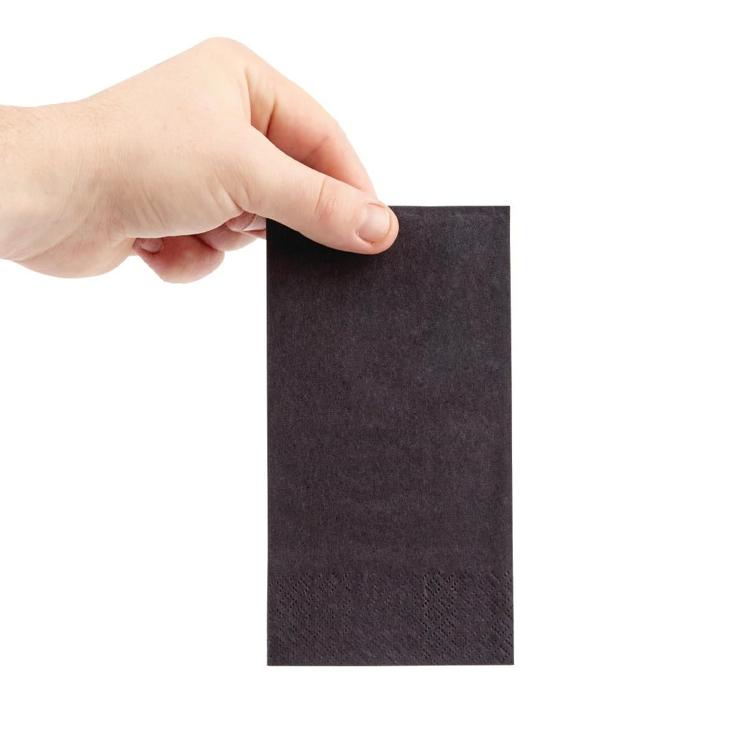 Fiesta Recyclable Lunch Napkin Black 33x33cm 2ply 1/8 Fold (2000 Pack)