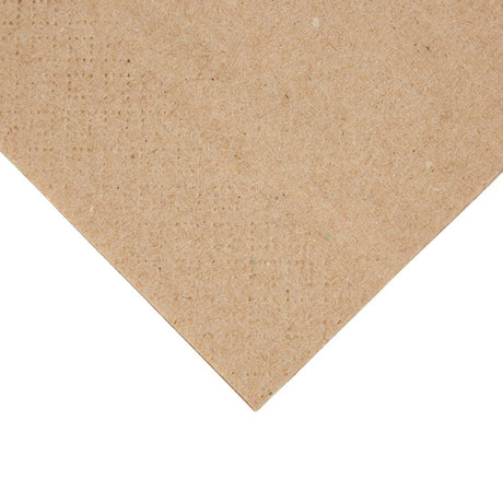 Fiesta Recyclable Recycled Lunch Napkin Kraft 33x33cm 2ply 1/8 Fold (2000 Pack)