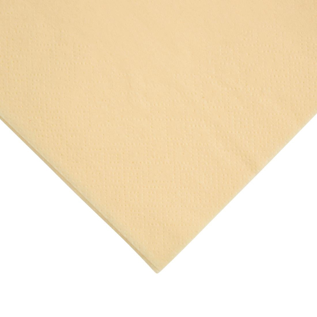 Fiesta Recyclable Dinner Napkin Cream 40x40cm 2ply 1/4 Fold (2000 Pack)