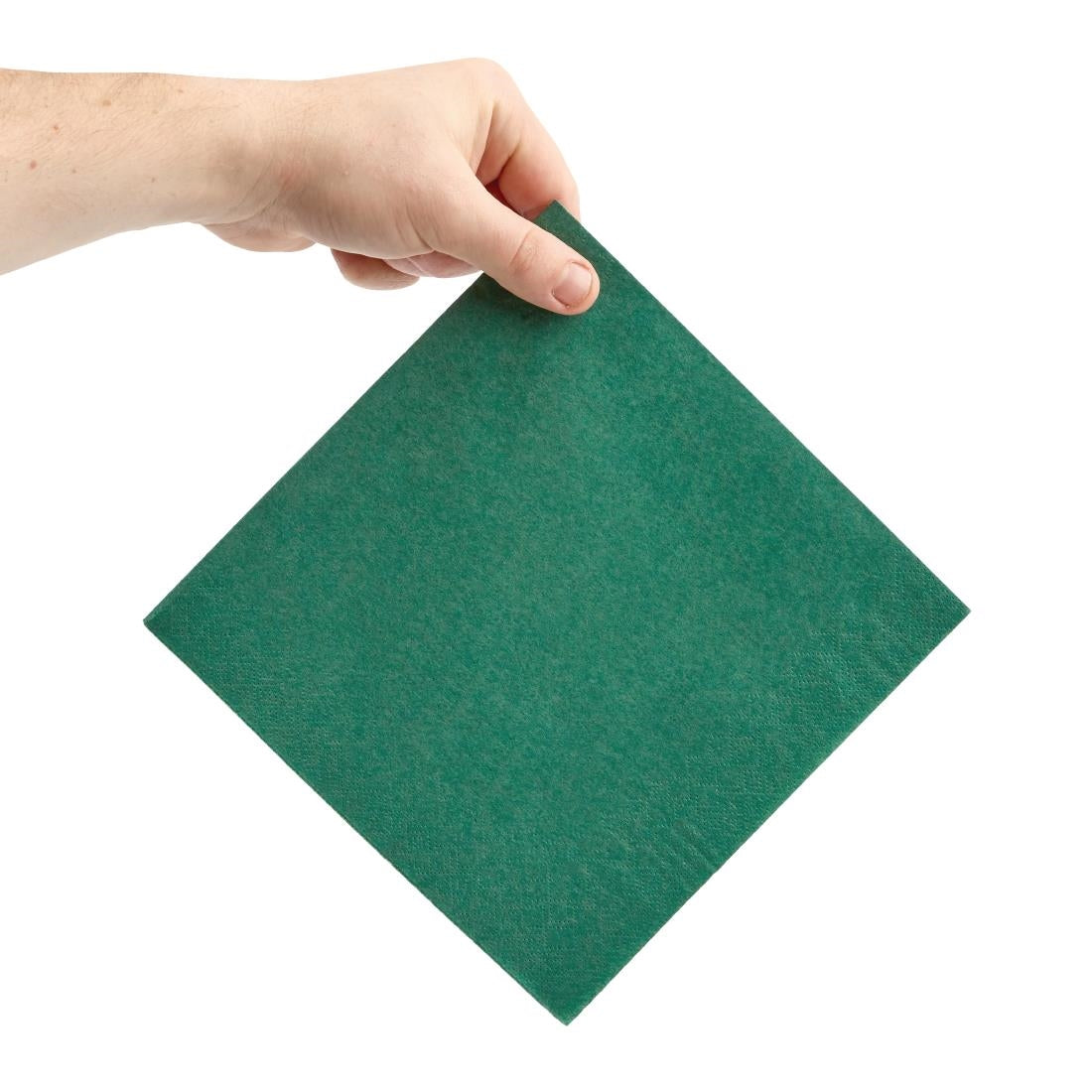 Fiesta Recyclable Dinner Napkin Dark Green 40x40cm 2ply 1/4 Fold (2000 Pack)