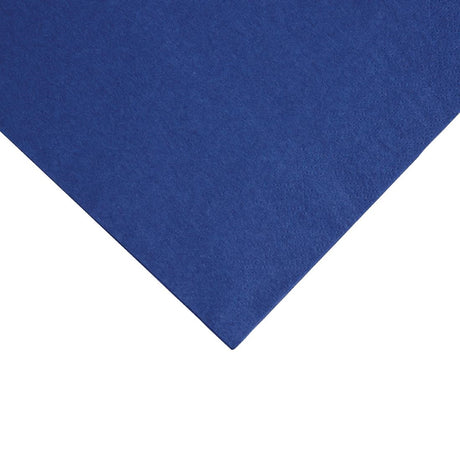Fiesta Recyclable Dinner Napkin Dark Blue 40x40cm 2ply 1/4 Fold (2000 Pack)