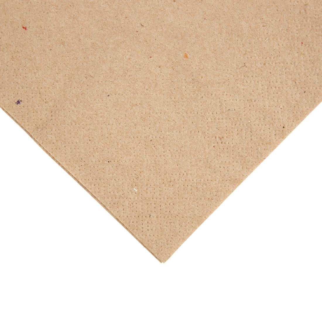 Fiesta Recyclable Recycled Dinner Napkin Kraft 40x40cm 2ply 1/4 Fold (2000 Pack)