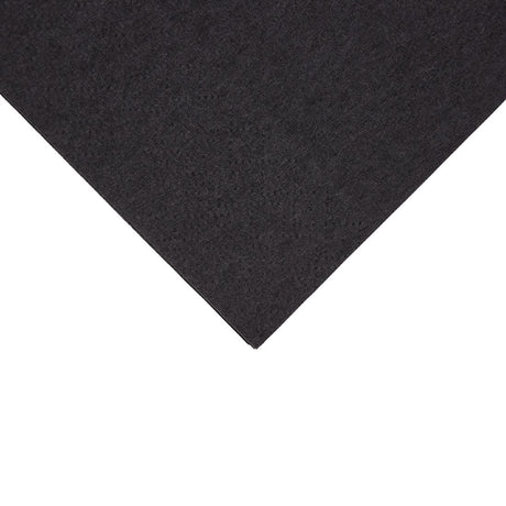 Fiesta Recyclable Dinner Napkin Black 40x40cm 2ply 1/8 Fold (2000 Pack)