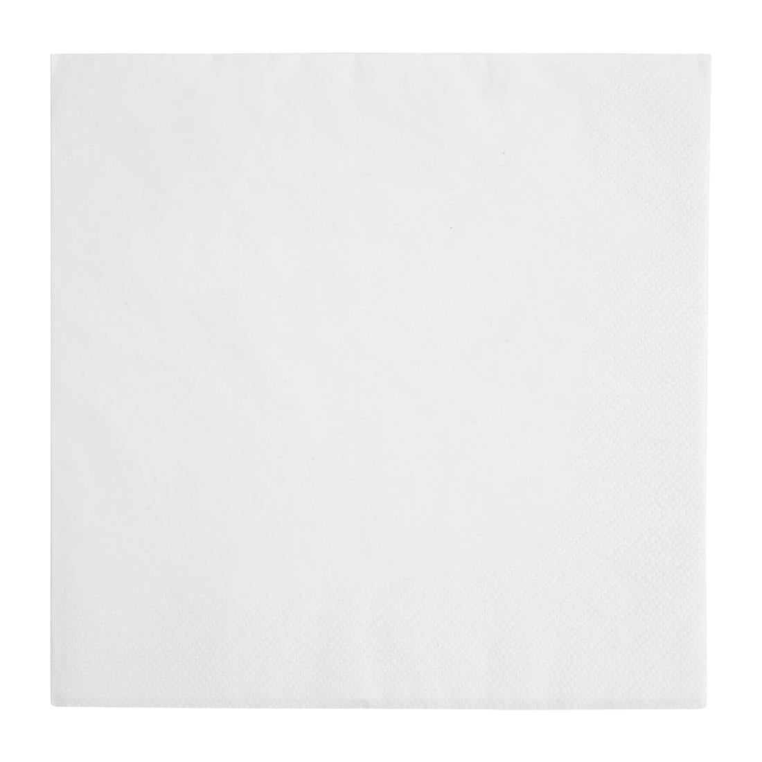 Fiesta Recyclable Dinner Napkin White 40x40cm 3ply 1/4 Fold (1000 Pack)