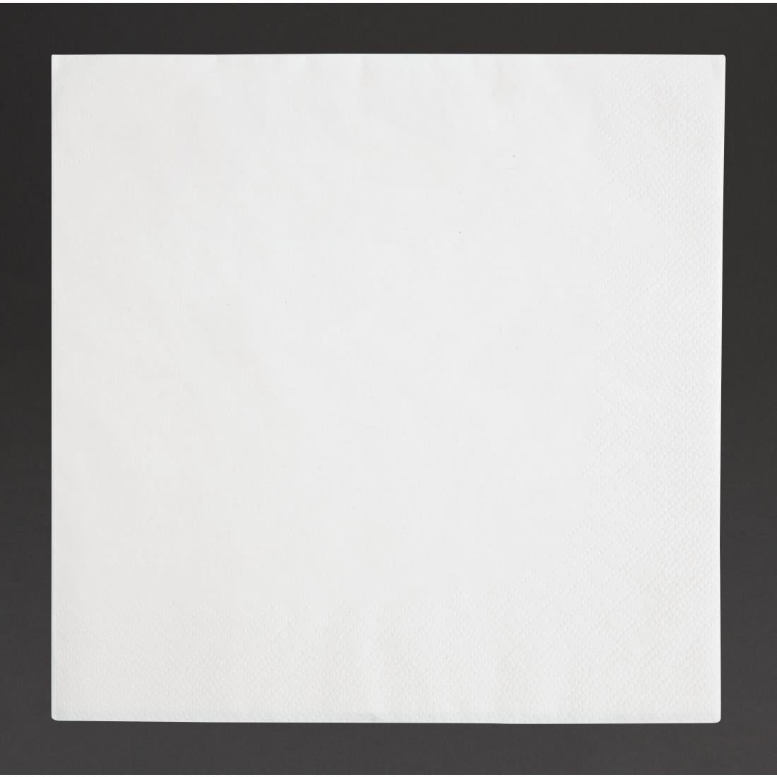 Fiesta Recyclable Dinner Napkin White 40x40cm 3ply 1/4 Fold (1000 Pack)
