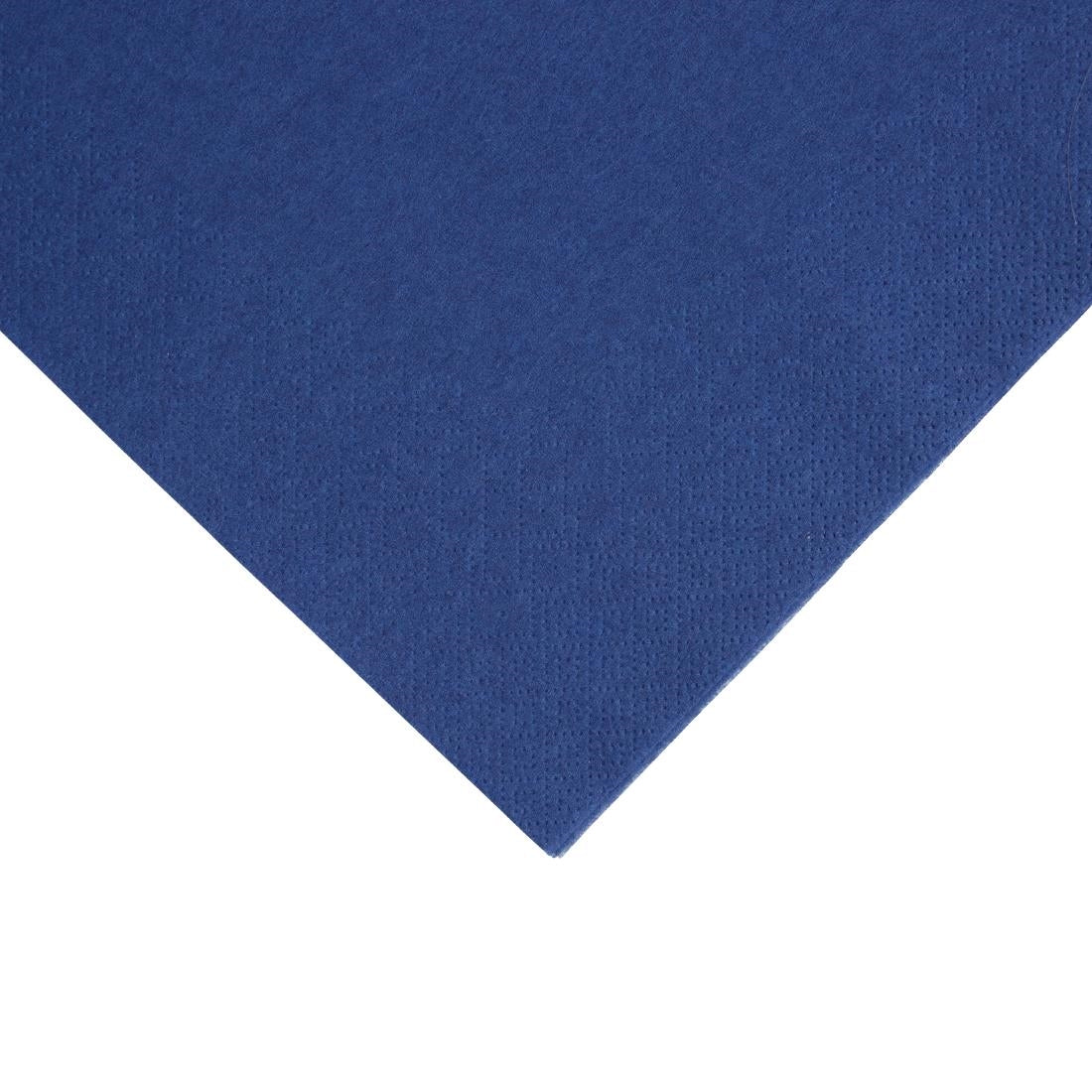Fiesta Recyclable Dinner Napkin Dark Blue 40x40cm 3ply 1/4 Fold (1000 Pack)