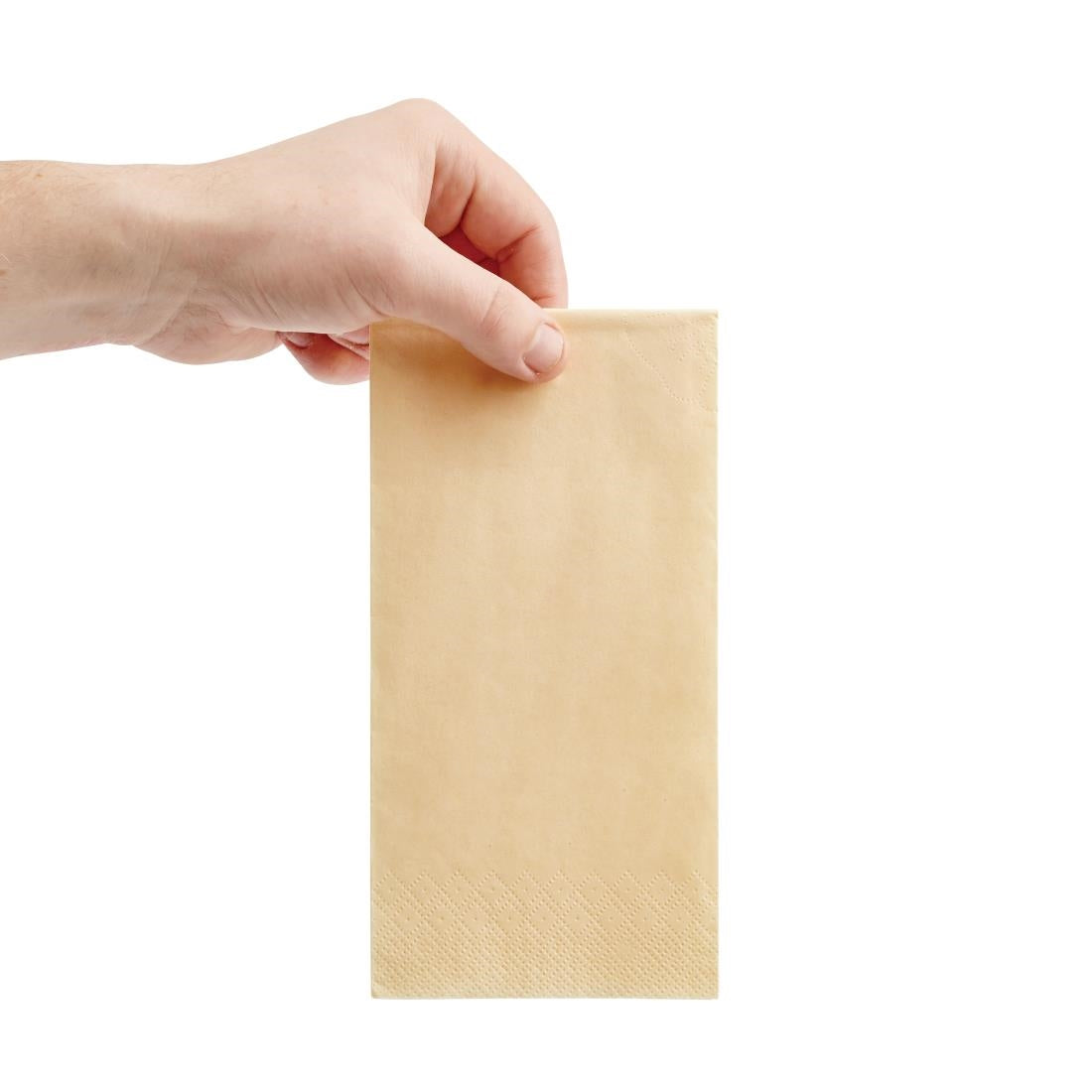 Fiesta Recyclable Dinner Napkin Cream 40x40cm 3ply 1/8 Fold (1000 Pack)