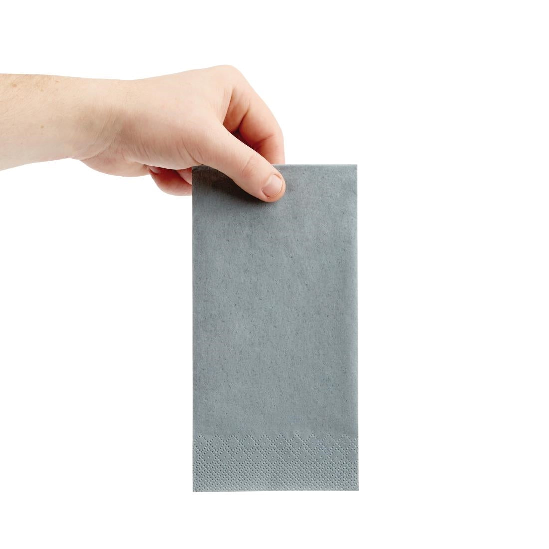 Fiesta Recyclable Dinner Napkin Grey 40x40cm 3ply 1/8 Fold (1000 Pack)