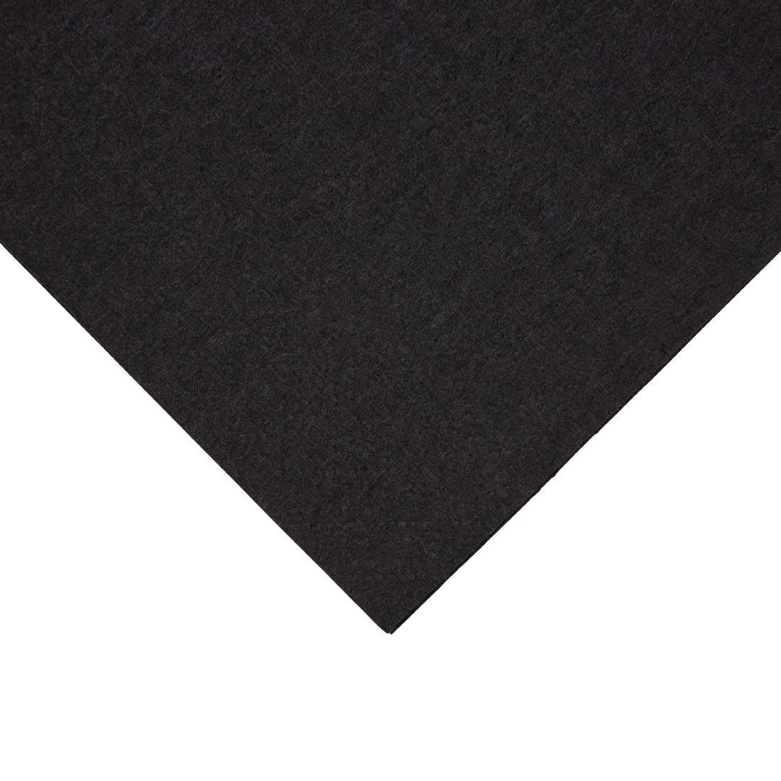 Fiesta Recyclable Dinner Napkin Black 40x40cm 3ply 1/8 Fold (1000 Pack)