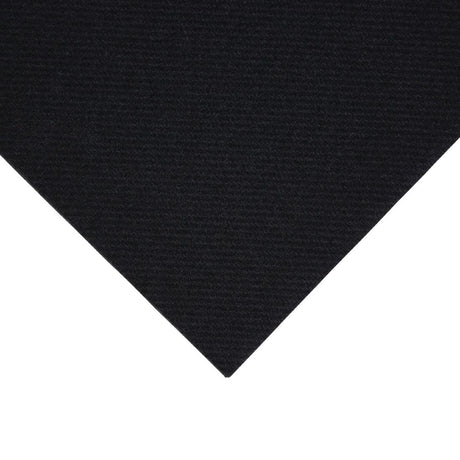 Fiesta Recyclable Premium Tablin Cocktail Napkin Black 24x24cm Airlaid 1/4 Fold (2400 Pack)