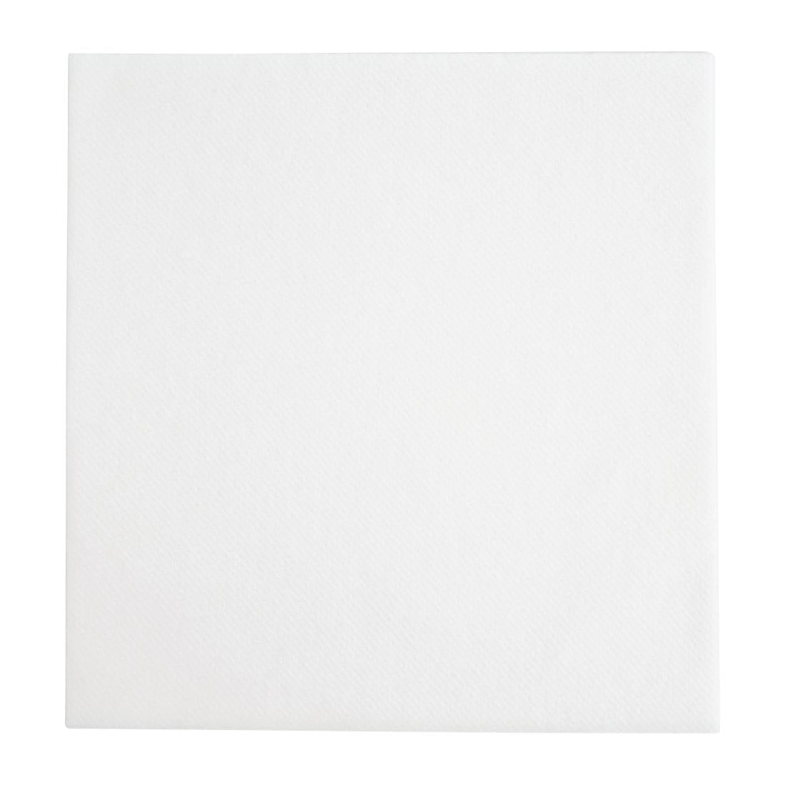 Fiesta Recyclable Premium Tablin Dinner Napkin White 40x40cm Airlaid 1/4 Fold (500 Pack)