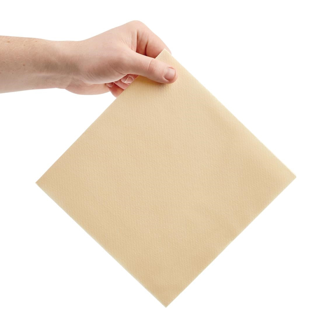 Fiesta Recyclable Premium Tablin Dinner Napkin Cream 40x40cm Airlaid 1/4 Fold (500 Pack)