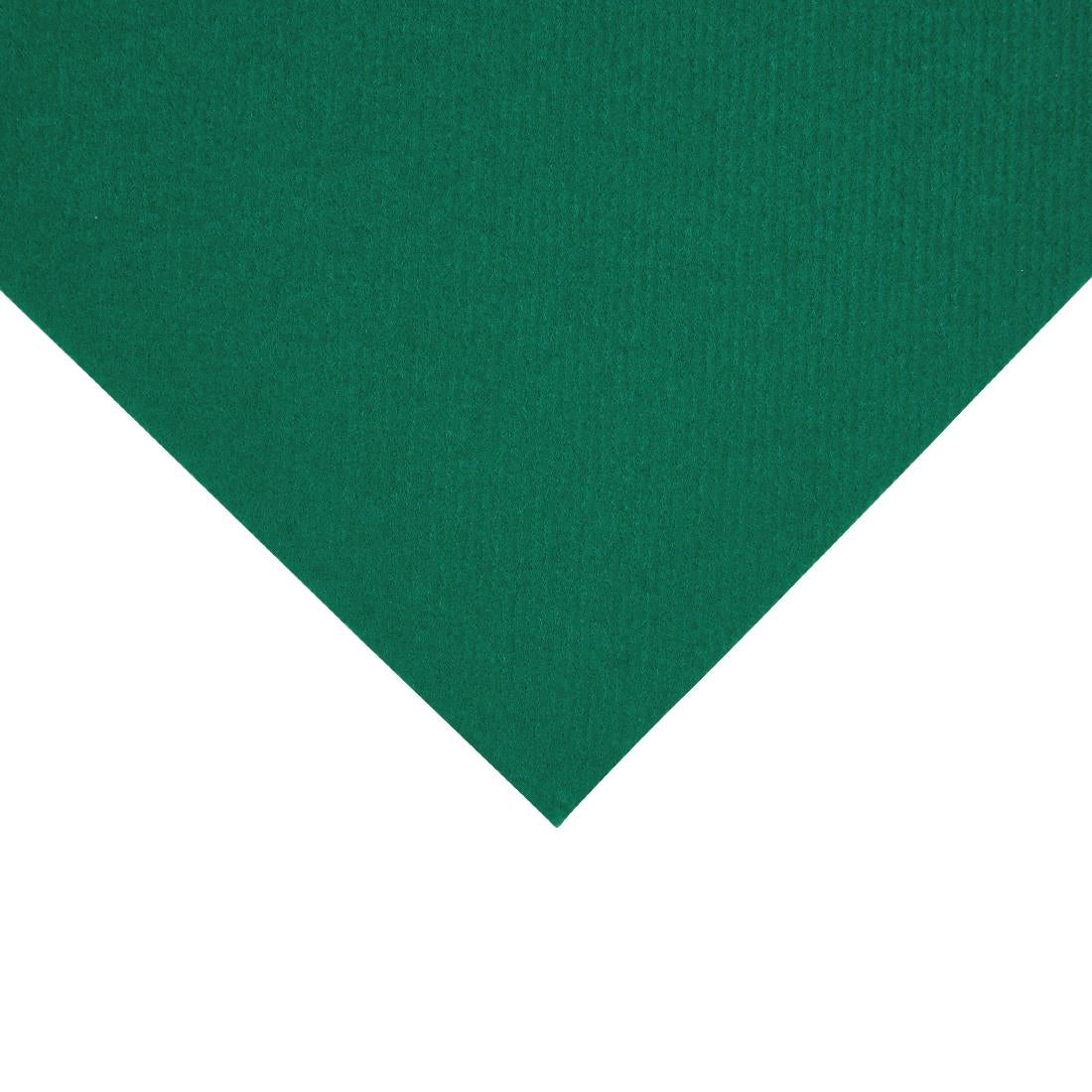Fiesta Recyclable Premium Tablin Dinner Napkin Dark Green 40x40cm Airlaid 1/4 Fold (500 Pack)