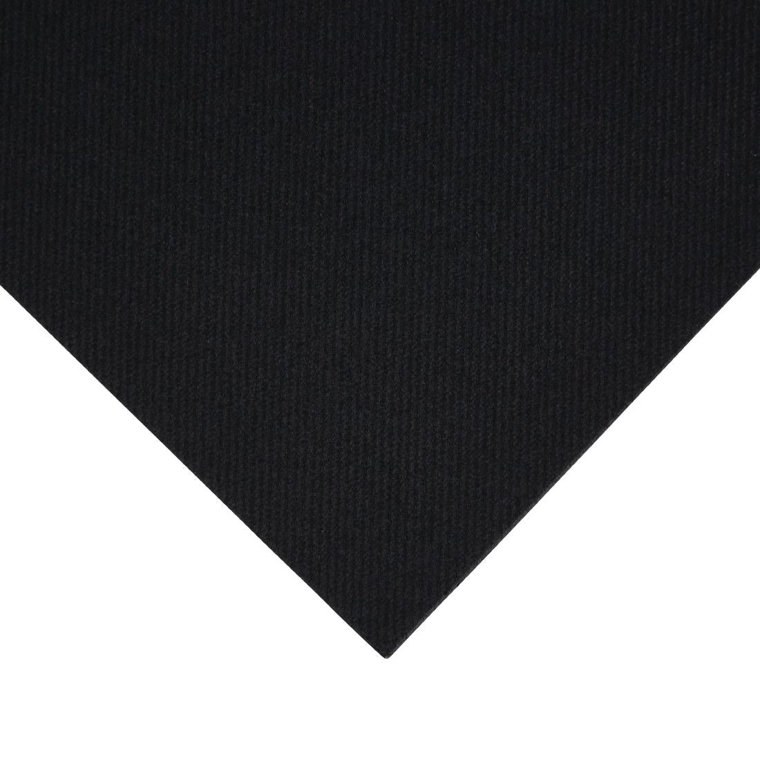 Fiesta Recyclable Premium Tablin Dinner Napkin Black 40x40cm Airlaid 1/4 Fold (500 Pack)