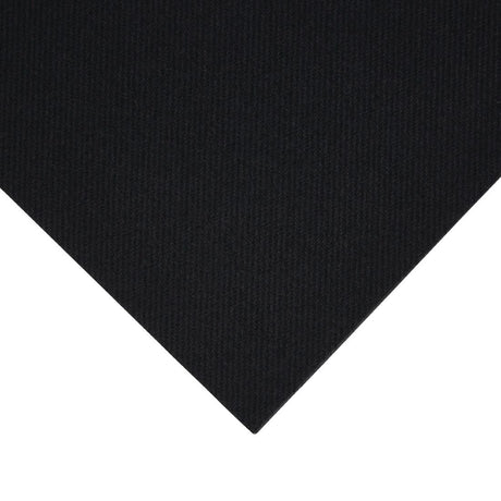 Fiesta Recyclable Premium Tablin Dinner Napkin Black 40x40cm Airlaid 1/4 Fold (500 Pack)