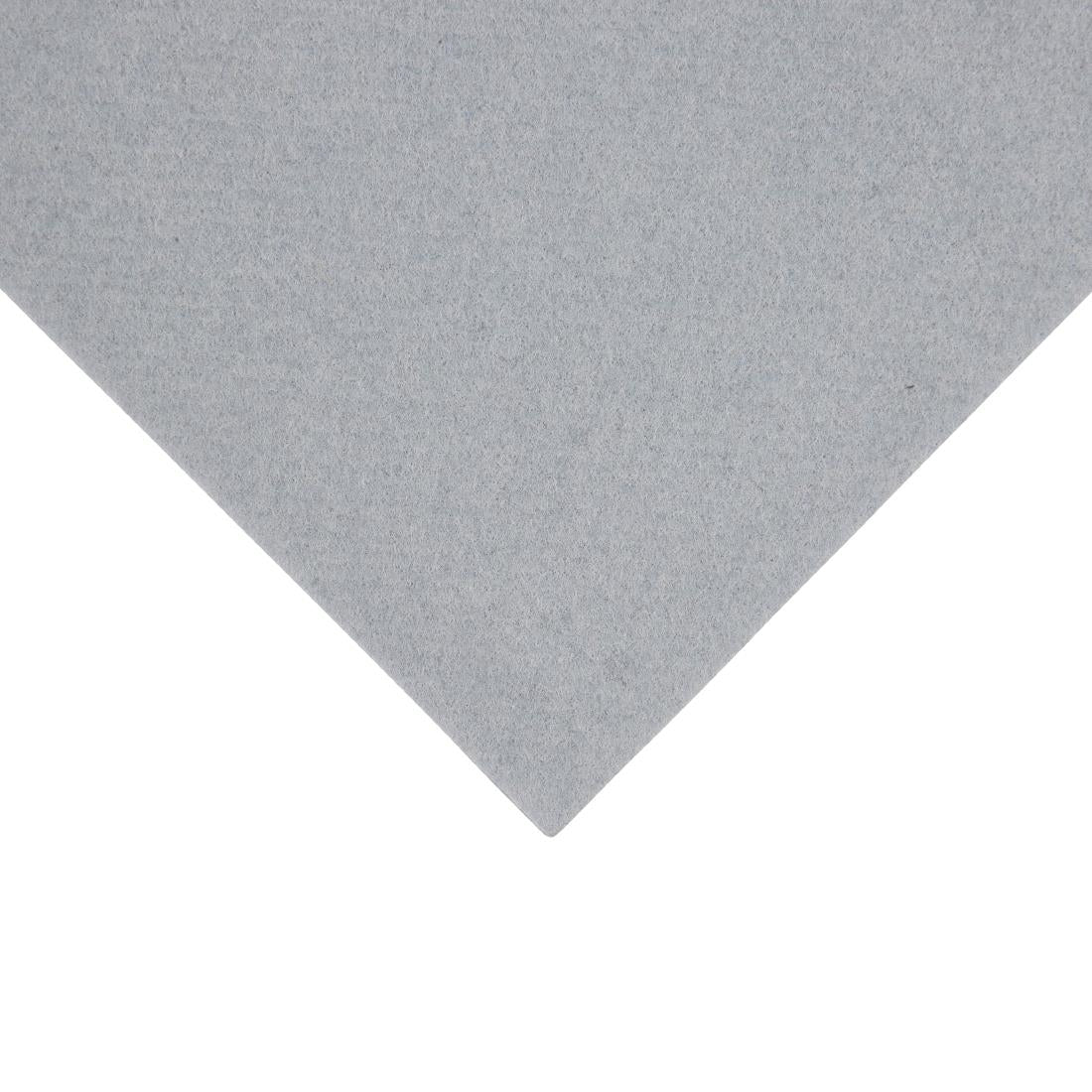 Fiesta Recyclable Premium Tablin Dinner Napkin Grey 40x40cm Airlaid 1/8 Fold (500 Pack)