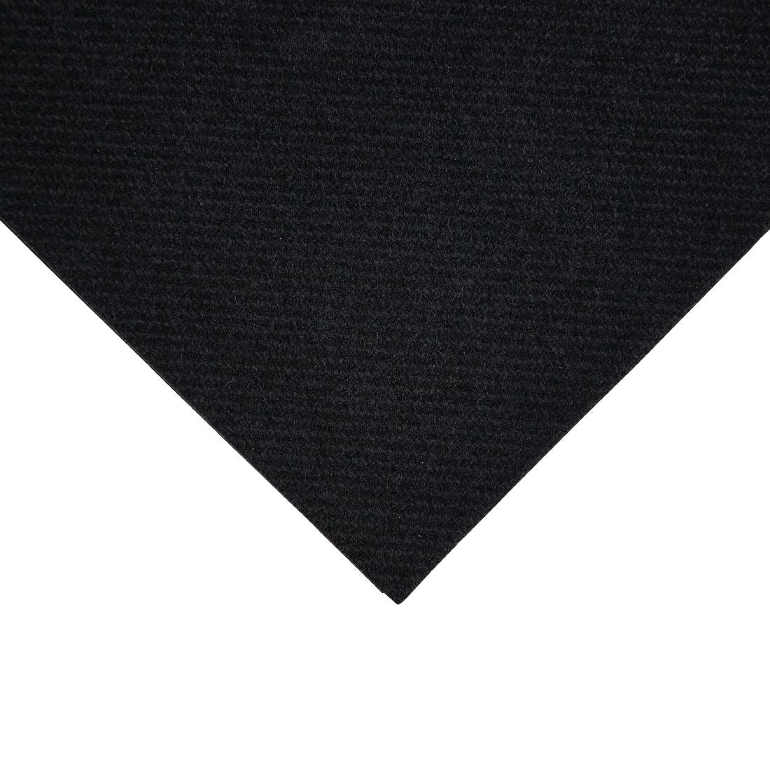 Fiesta Recyclable Premium Tablin Dinner Napkin Black 40x40cm Airlaid 1/8 Fold (500 Pack)