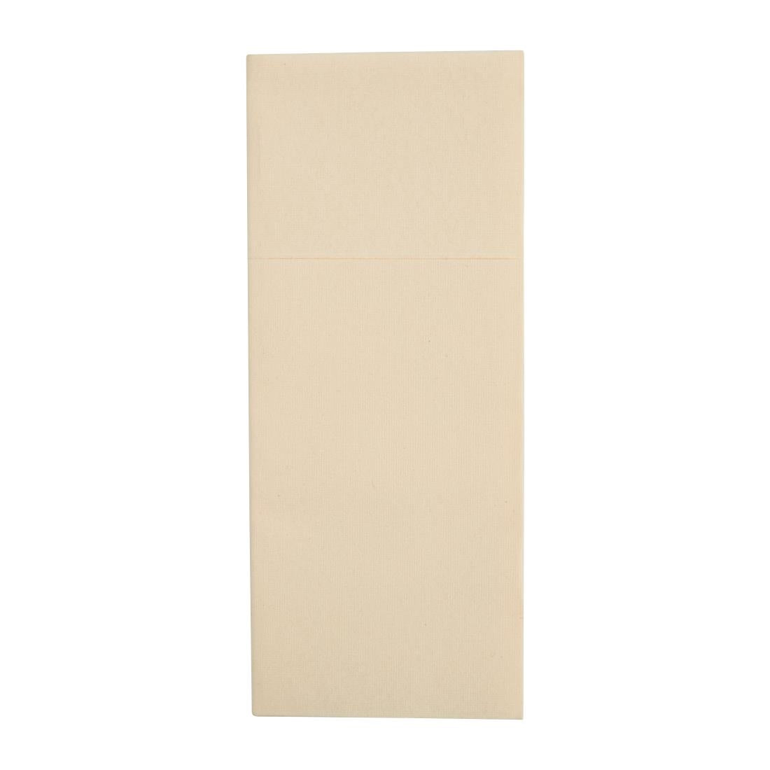 Fiesta Recyclable Premium Tablin Dinner Napkin Cream 48x40cm Airlaid Pocket Fold (400 Pack)