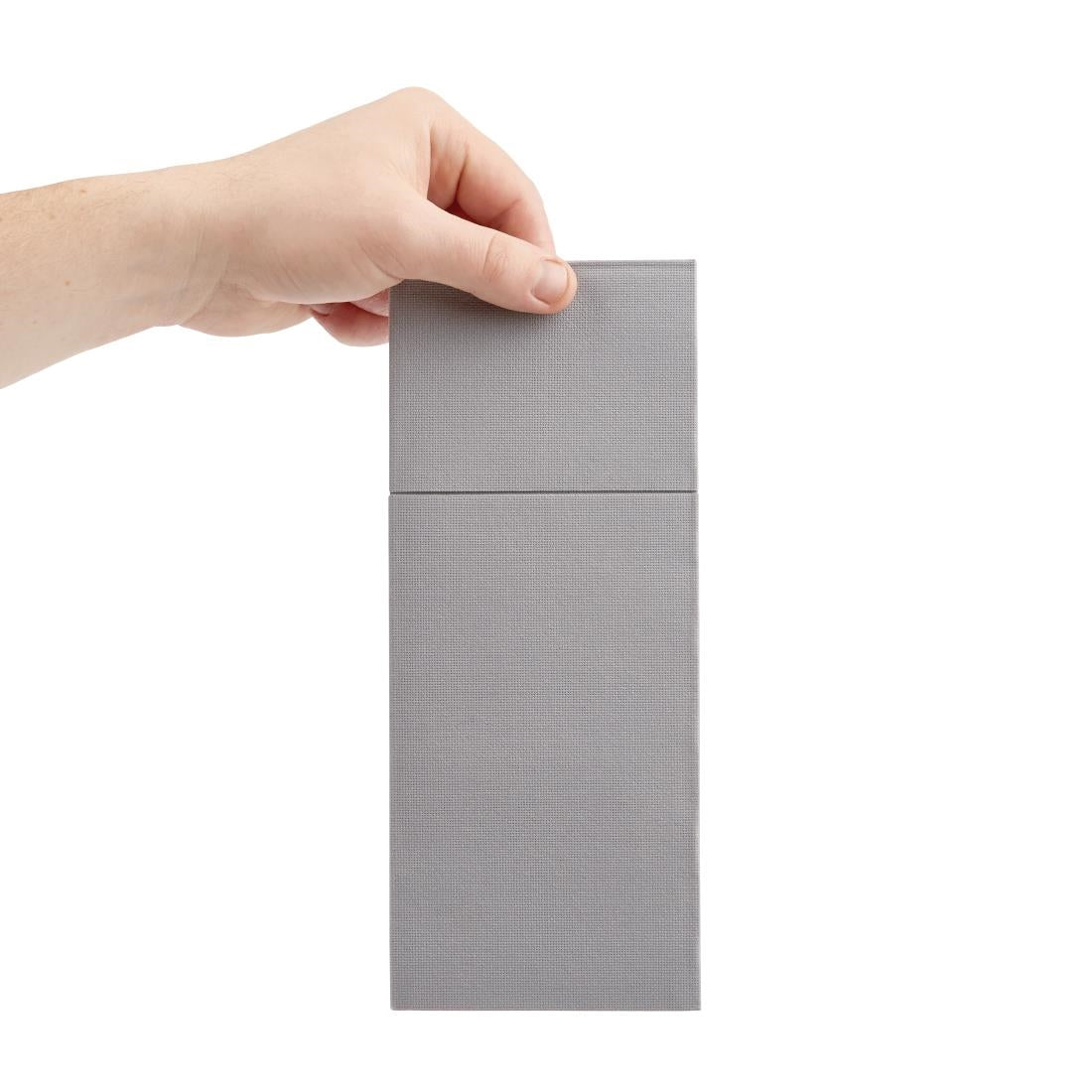 Fiesta Recyclable Premium Tablin Dinner Napkin Grey 48x40cm Airlaid Pocket Fold (400 Pack)