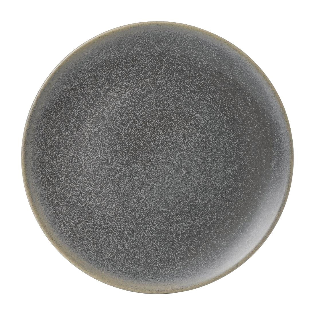 Dudson Evo Granite Coupe Plates Grey 295mm (6 Pack)