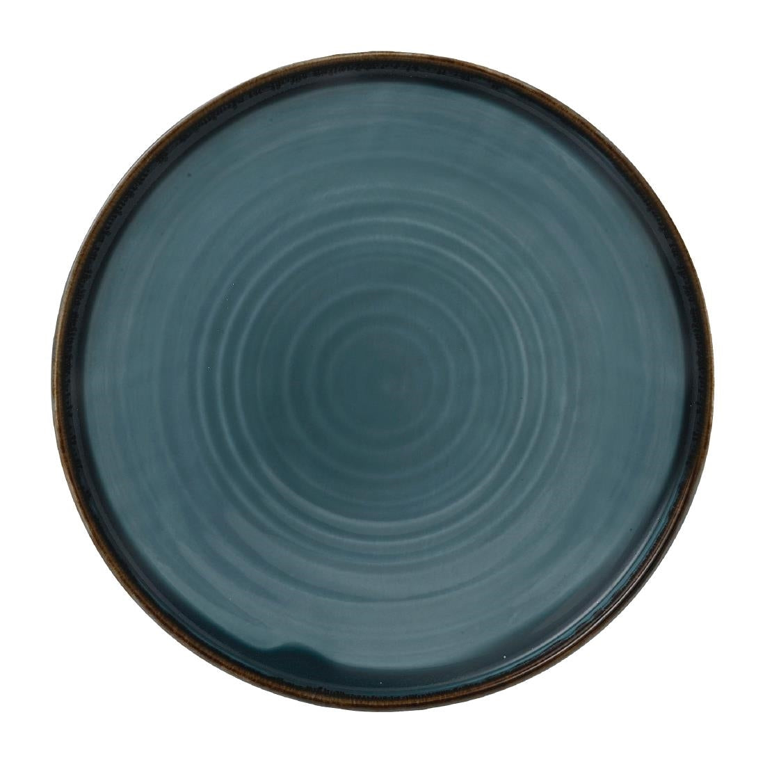Dudson Harvest Walled Plates Blue 210mm (6 Pack)