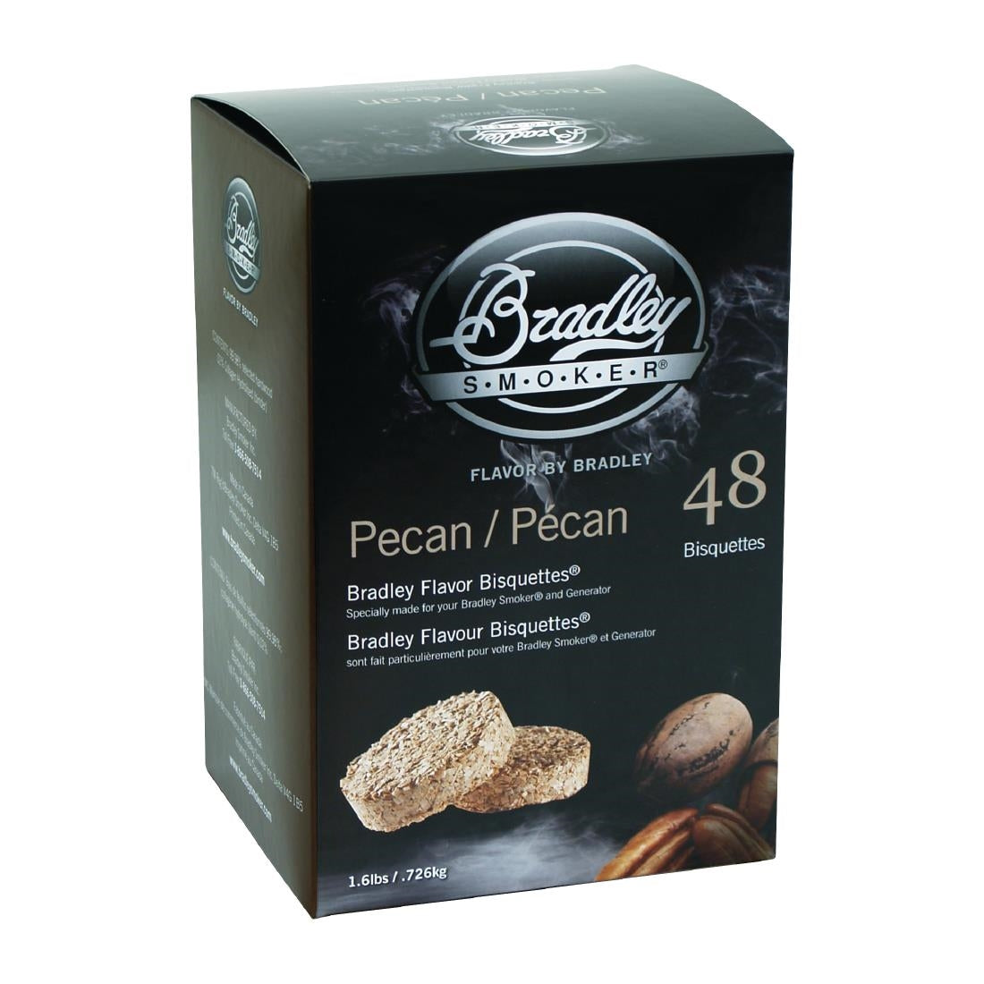Bradley Food Smoker Pecan Flavour Bisquette (48 Pack)
