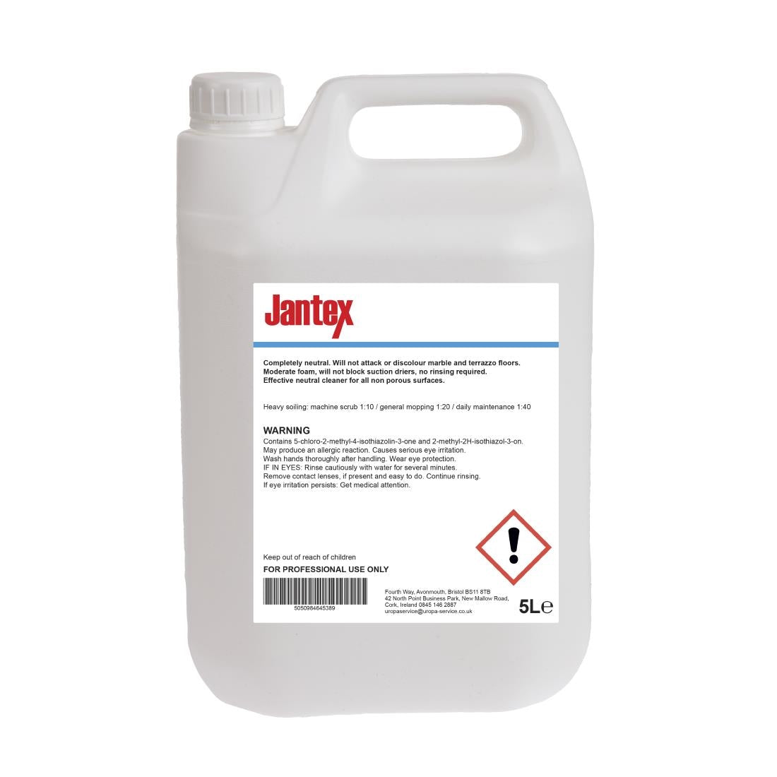 Jantex Stone and Terrazzo Floor Cleaner Concentrate 5Ltr