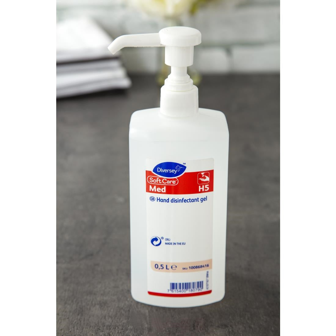 Diversey SoftCare H5 Alcohol Hand Sanitising Gel 500ml (Single Pack)