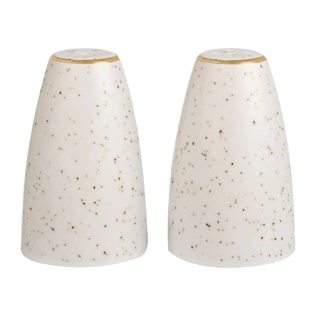 Churchill Stonecast Salt Shakers Barley White 70mm (12 Pack)