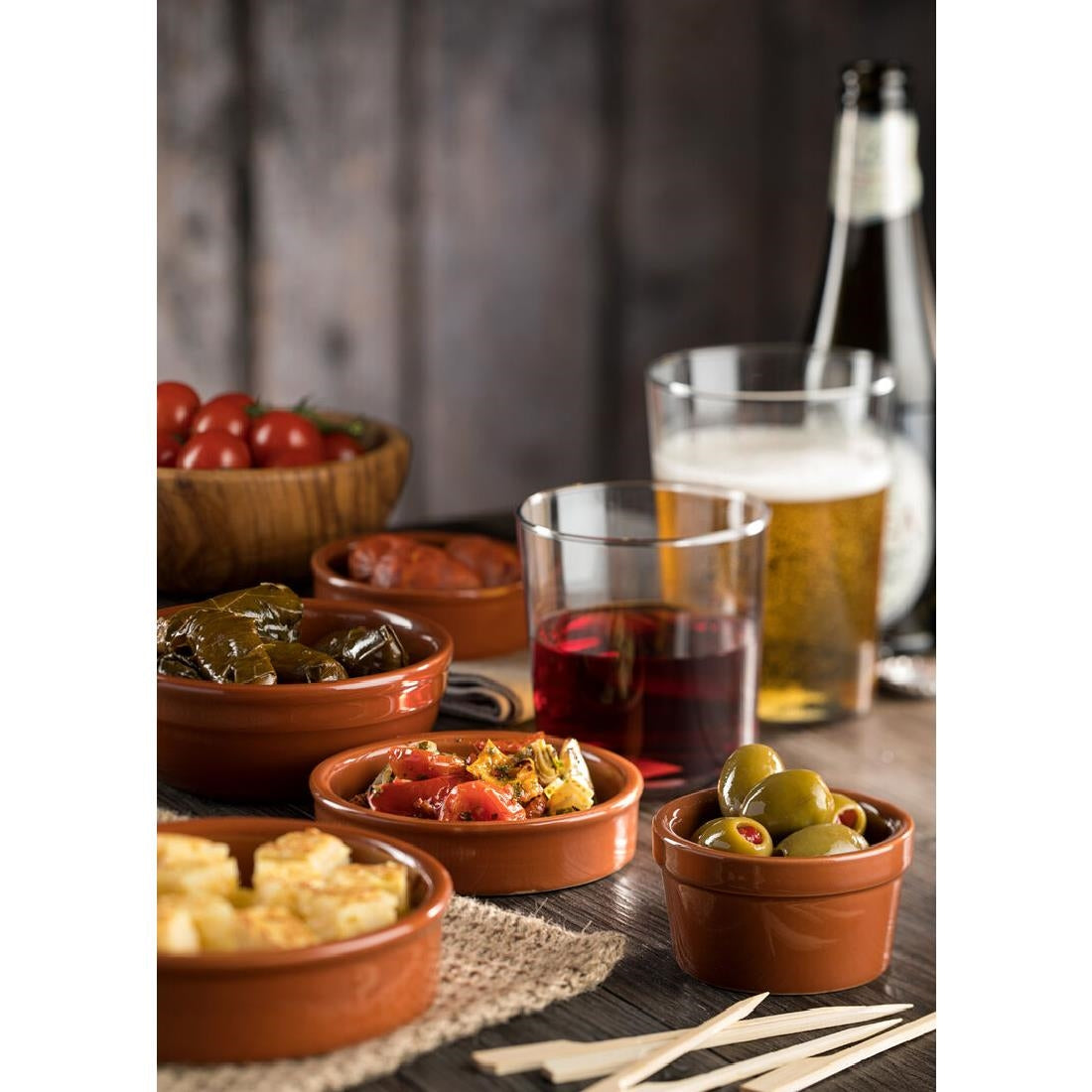 Utopia Tapas Dishes 130mm (6 Pack)