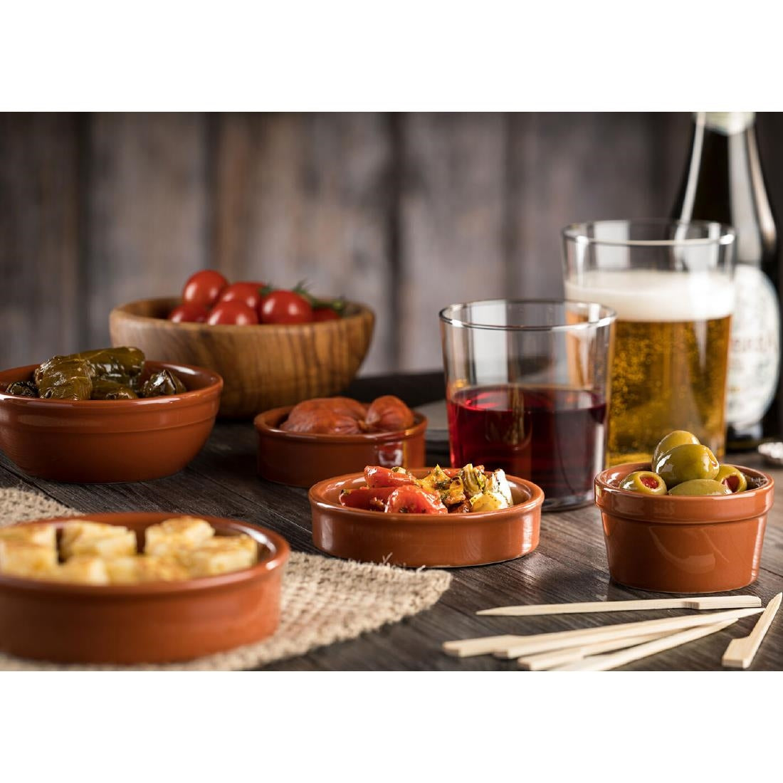 Utopia Tapas Dishes 130mm (6 Pack)
