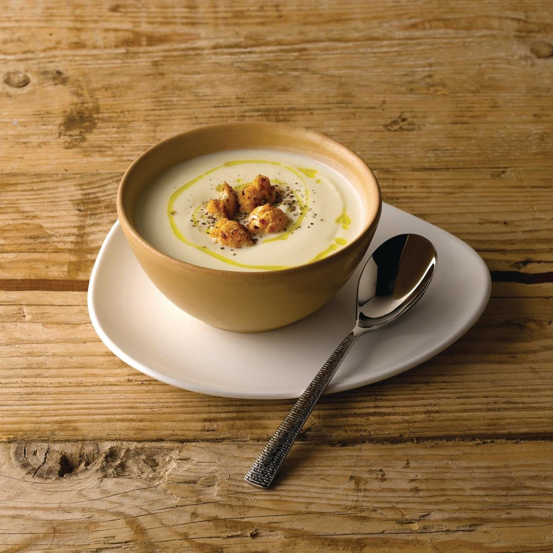 Churchill Super Vitrified Nourish Petra Sand Deep Bowls 102mm (12 Pack)