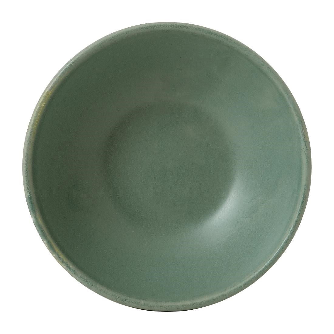Churchill Super Vitrified Nourish Andorra Green Shallow Bowls 7oz (12 Pack)