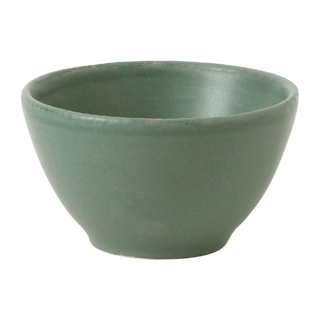 Churchill Super Vitrified Nourish Andorra Green Dip Pots 85mm (12 Pack)