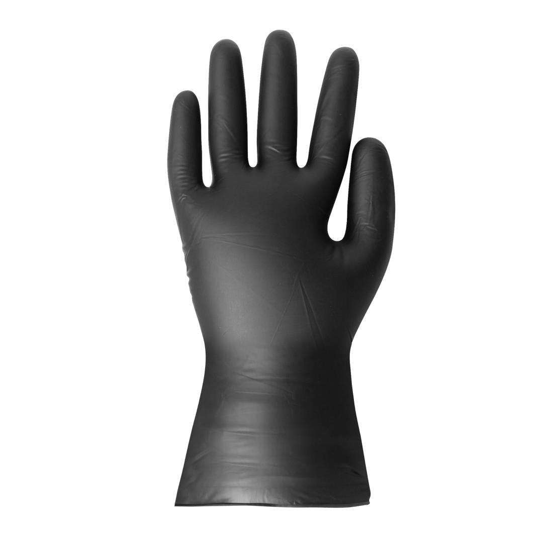 Hygiplas Vinyl Black Powder Free Glove L (100 Pack)