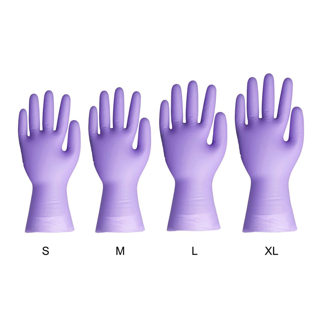Hygiplas Vinyl Purple Powder Free Glove S (100 Pack)