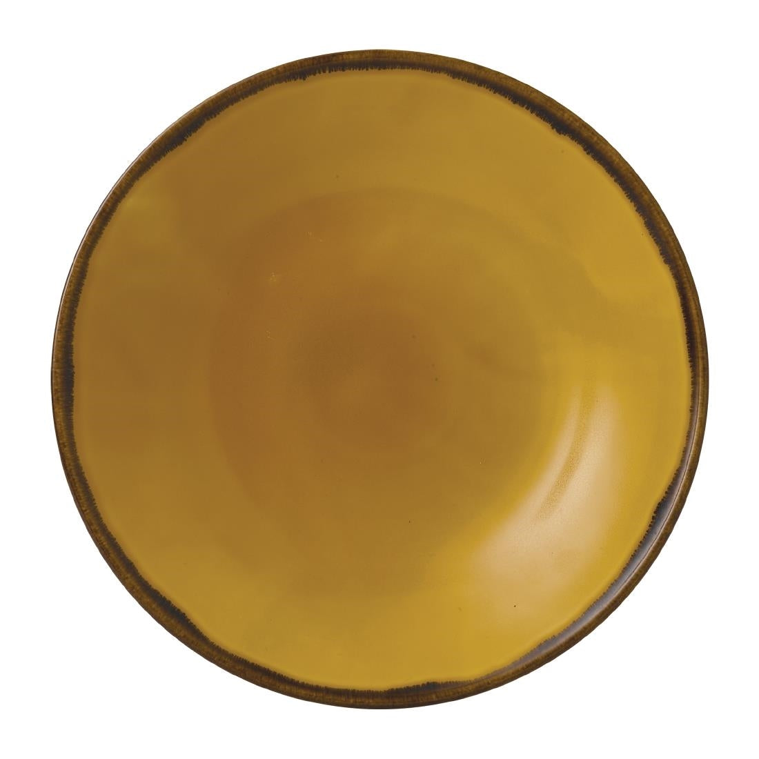 Dudson Harvest Coupe Plates Mustard 288mm (12 Pack)