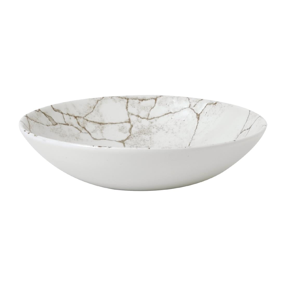 Studio Prints Kintsugi Agate Grey Coupe Bowls 182mm (12 Pack)