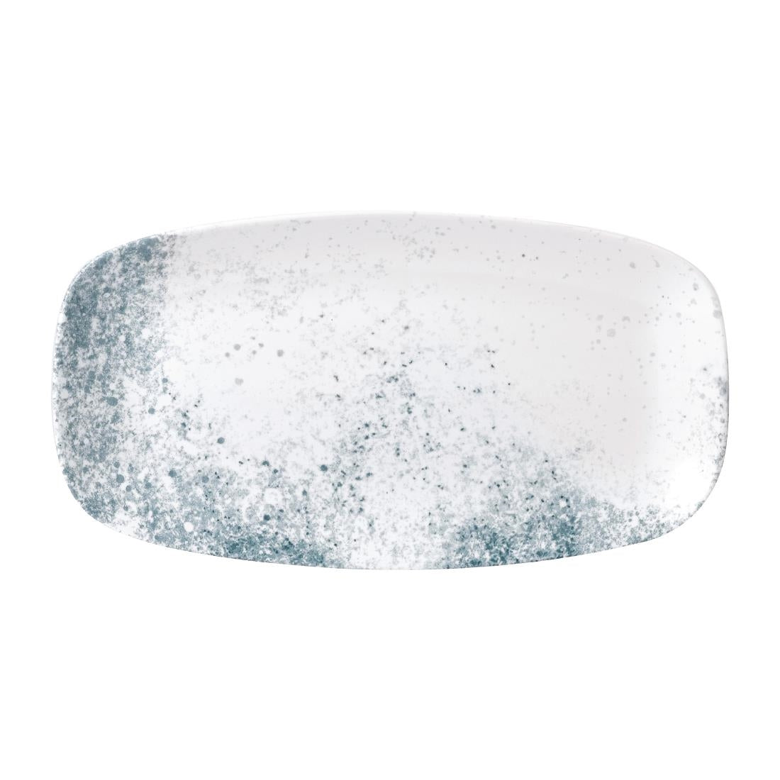 Studio Prints Haze Blue Chefs' Oblong Plates No. 4 13 7/8 x 7 3/8 " (6 Pack)