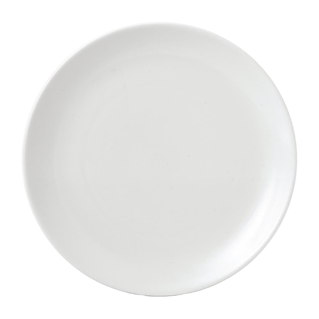 Churchill Vellum Coupe Plates White 260mm (12 Pack)