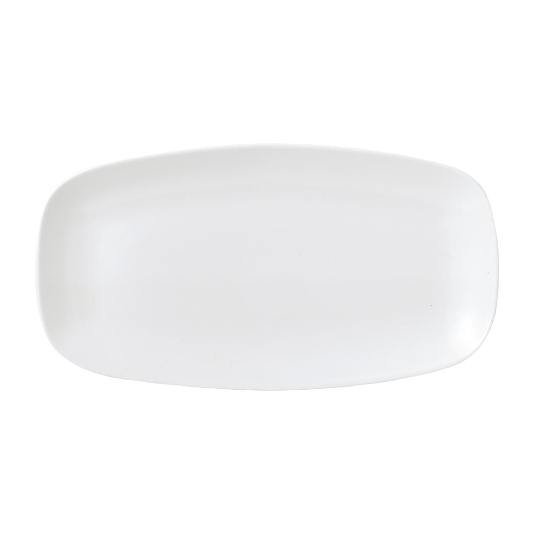 Churchill Vellum Chefs' Oblong Plates No. 4 White 355x189mm (6 Pack)
