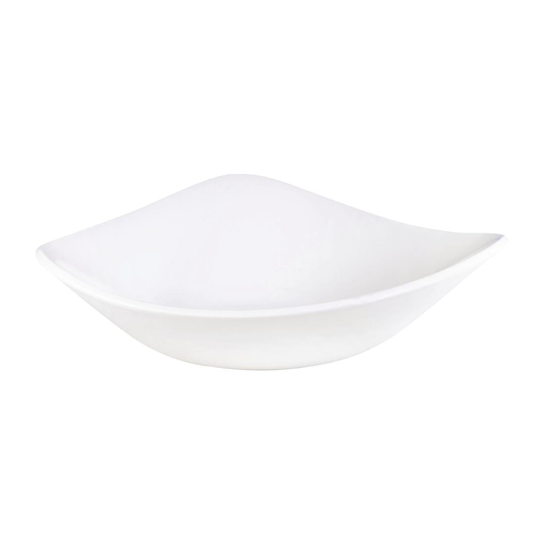 Churchill Vellum Triangle Bowls White 235mm (12 Pack)
