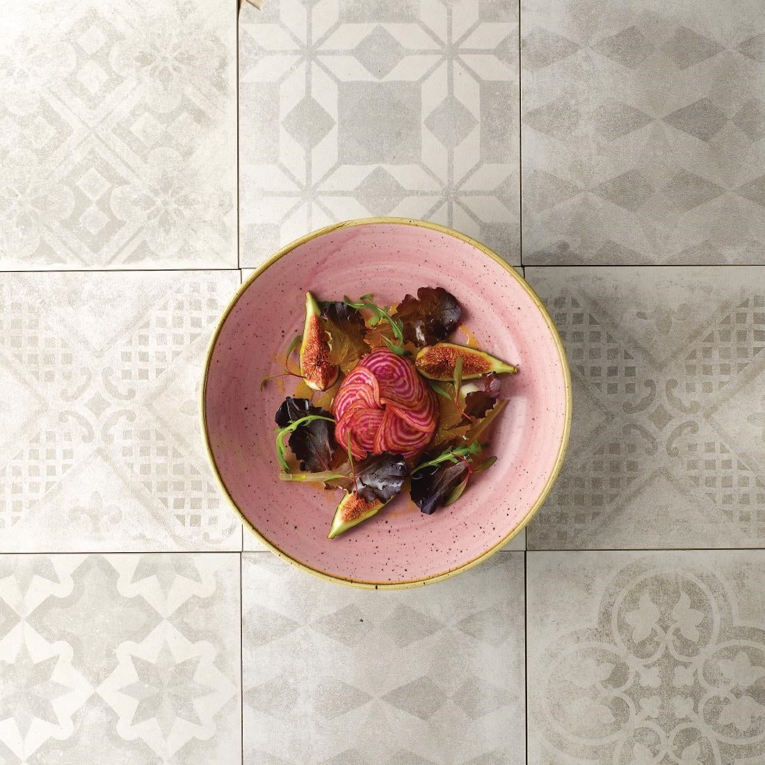 Churchill Stonecast Coupe Bowls Petal Pink 40oz (12 Pack)