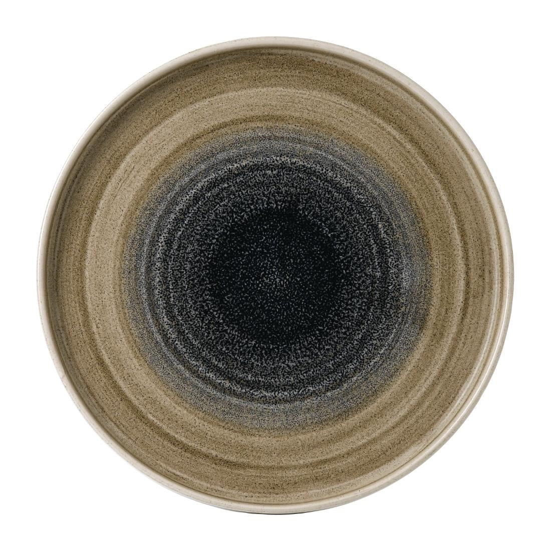 Churchill Stonecast Aqueous Bayou Walled Plates 210mm (6 Pack)