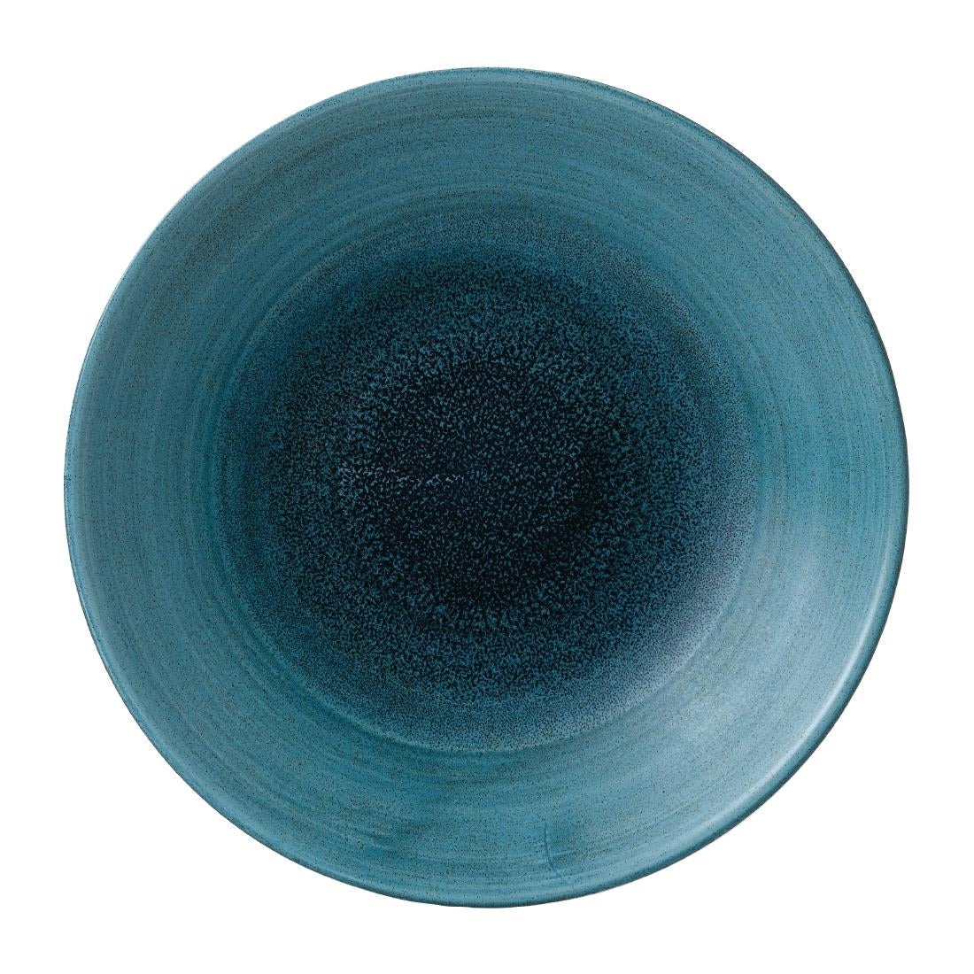 Churchill Stonecast Aqueous Lagoon Deep Coupe Plates 255mm (12 Pack)