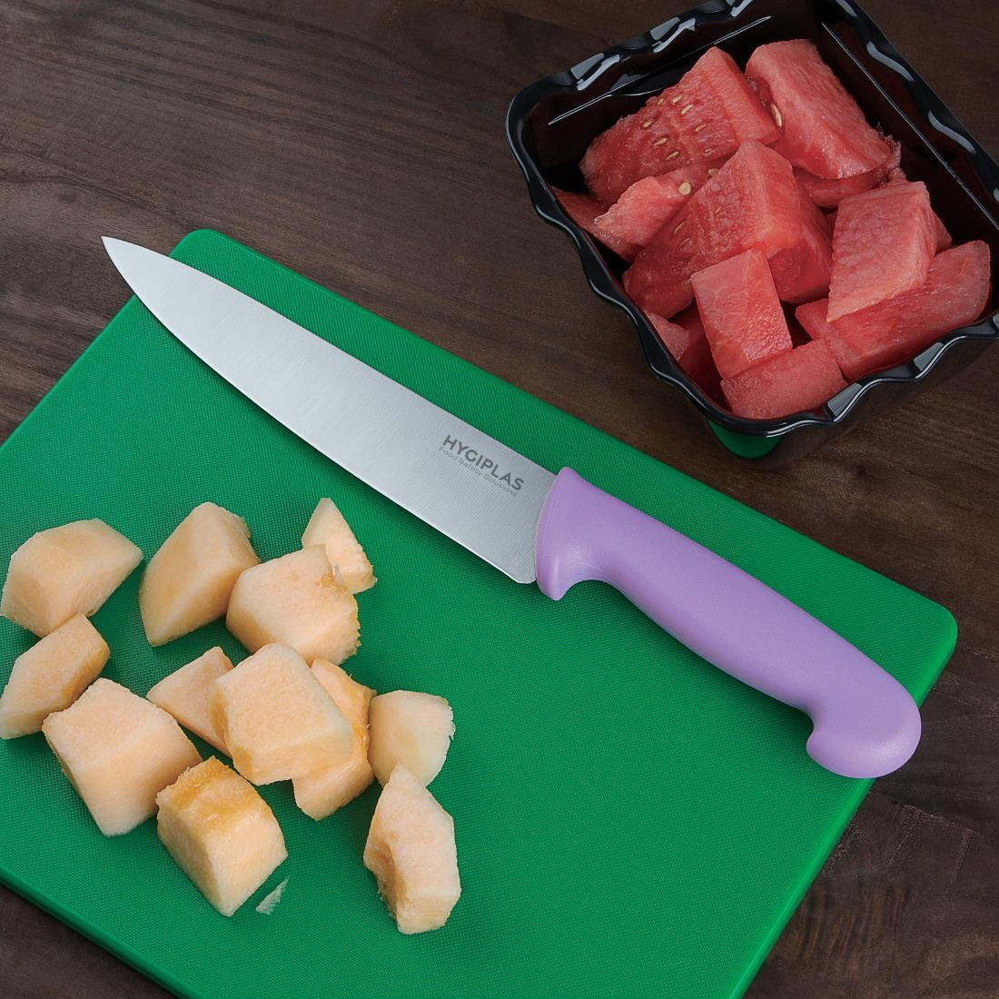 Hygiplas Cooks Knife Purple 21.8cm