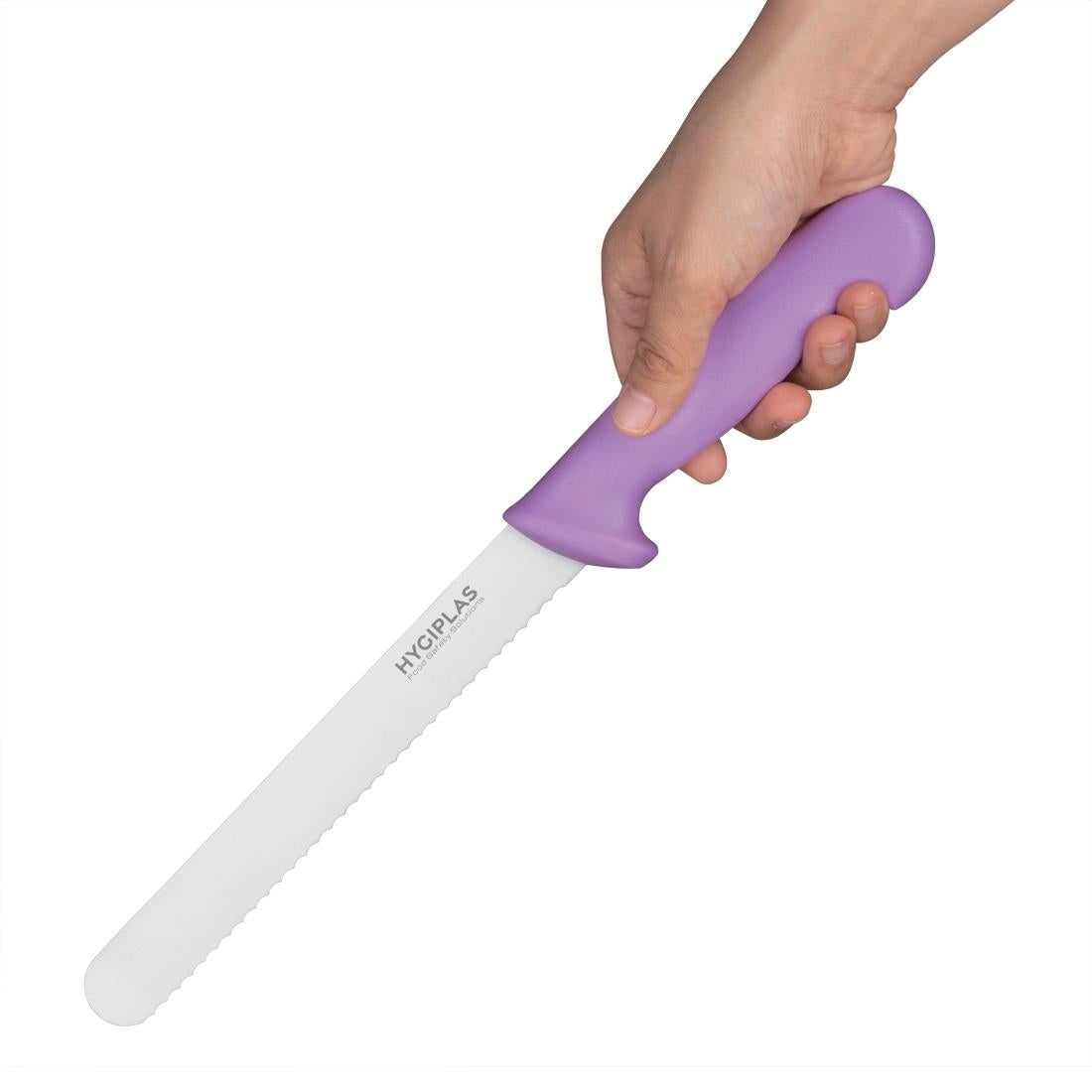 Hygiplas Bread Knife Purple 20cm