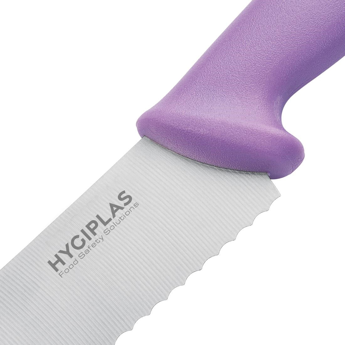 Hygiplas Serrated Pastry Knife Purple 25.4cm